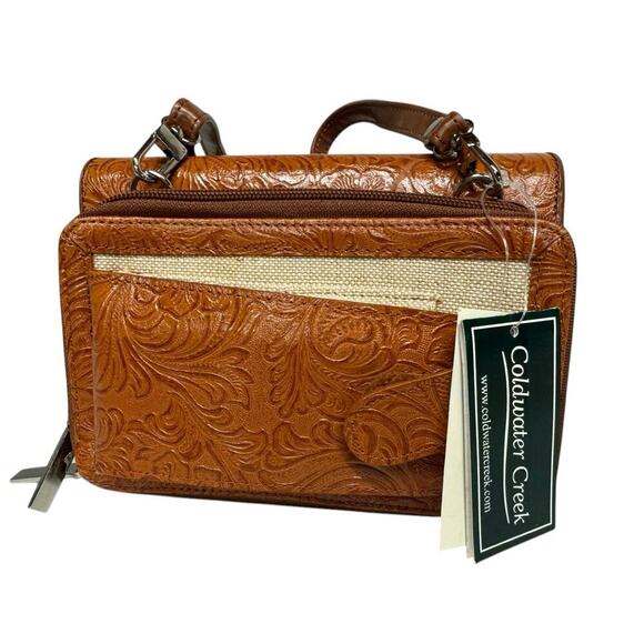 New With Tags
Coldwater Creek Leather/Jute Crossbody Multi Pocket Purse - Picture 4 of 16